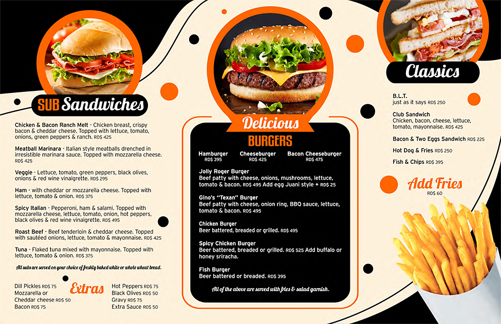 Jolly Roger Menu P2